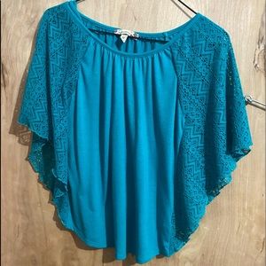 Teal blouse